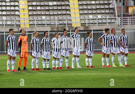 Juventus Wmes Team during the UEFA Women's Champions League, Round 2, football match between Off Vllaznia and Juventus women on September 01, 2021 at Stock Photo