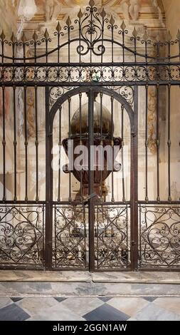 Old Battistero, Baptistery from St. Andrew Cathedral, Amalfi Coast, Italy Stock Photo