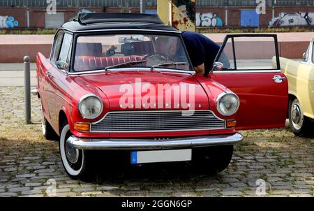 BREME, GERMANY - Aug 28, 2021: a lloyd alexander from the 1950s at a classic car meeting Stock Photo