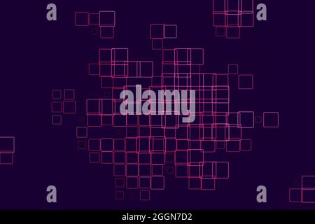 Abstract background. Digital design. Technological concept. 2D rendering digital illustration. Stock Vector