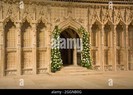 Rood Screen - Cathedral Church of the Blessed Virgin Mary of Lincoln Stock Photo