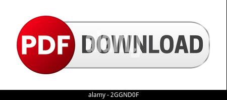 PDF Download Button Stock Vector