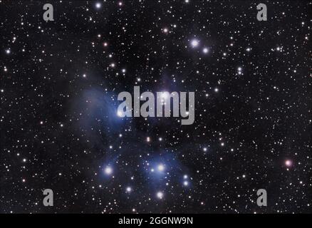 Pleiades M45 Stock Photo
