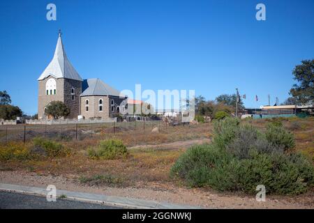 NG Kerk, Kamieskroon the tiny town in the Kamiesberg, Northern Cape Stock Photo