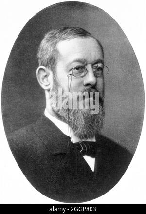 Josef von Mering (1849-1908) was a German physician known for his research on diabetes. Stock Photo