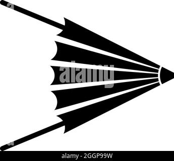 Air blower fire bellow forge icon black color vector illustration flat style simple image Stock Vector