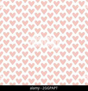 Pink Light Heart Seamless Repeat Pattern Design Stock Vector