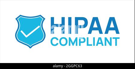 HIPAA Compliant Icon Stock Vector
