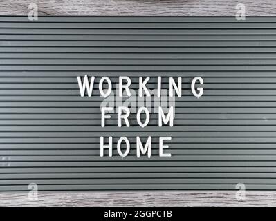 Working From Home background Stock Photo