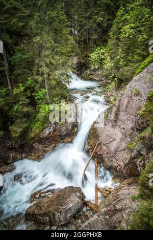 a hike up Morskie Oko Stock Photo