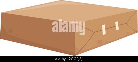 Handmade box icon cartoon vector. Soap cosmetic box Stock Vector