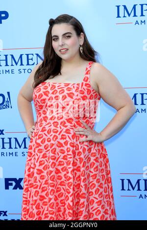 Los Angeles, USA. 01st Sep, 2021. Beanie Feldstein at Impeachment: American Crime Story Red Carpet at Pacific Design Center on September 1, 2021 in Los Angeles, CA (Photo by Katrina Jordan/Sipa USA) Credit: Sipa USA/Alamy Live News Stock Photo