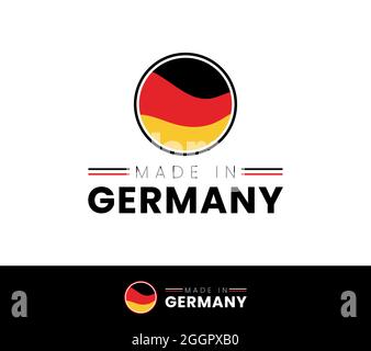 Made in Germany Icon Stock Vector