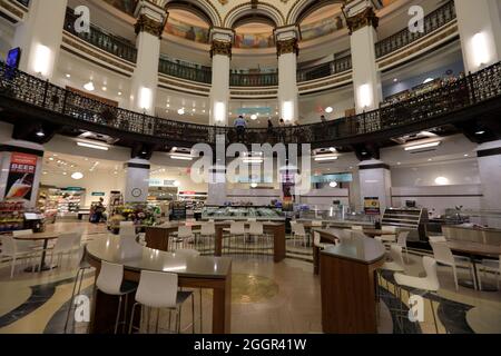 Self-serve wine by the glass wine tasting station inside Heinen's Grocery  Store in downtown Cleveland.Ohio.USA Stock Photo - Alamy