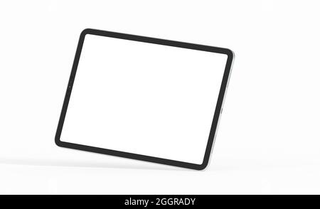 Tablet, isolated on 3d background white ipad tablet pc Stock Photo