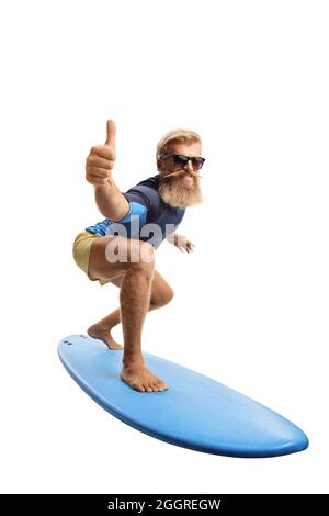 3dimension surfboard thumbs up