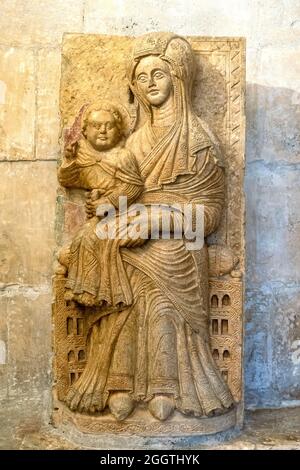 'Madonna delle fornaci' in the crypt of the Cathedral of San Panfilo, Sulmona Italy Stock Photo