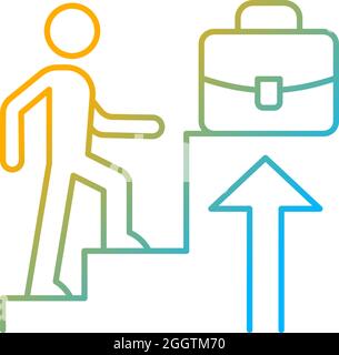Promotion gradient linear vector icon Stock Vector
