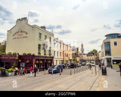 Greenwich Church street - London, England Stock Photo