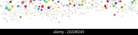 eps vector seamless background with different colored confetti for party time Stock Vector
