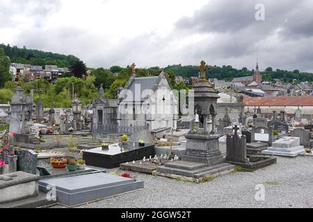 Stavelot cemetery Stock Photo