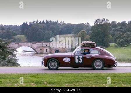 1955 Aston Martin DB4/2 Monte Carlo Rally car at Salon Prive 2021 at Blenheim Palace Woodstock Oxfordshire UK 1st & 2nd September 2021 Stock Photo