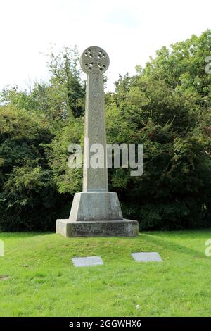 Saint Augustine's Cross on Cottington Road, Cliffs End, Ramsgate, Kent, England, United Kingdom Stock Photo