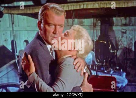 VERTIGO 1958 Paramount Pictures film with Kim Novak and James Stewart Stock Photo