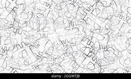 Seamless pattern with black bitcoin outline signs on white background ...