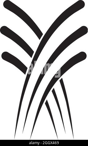 Fountain icon logo design vector template Stock Vector