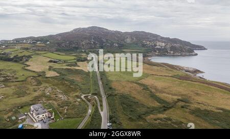 Holyhead from the air Stock Photo