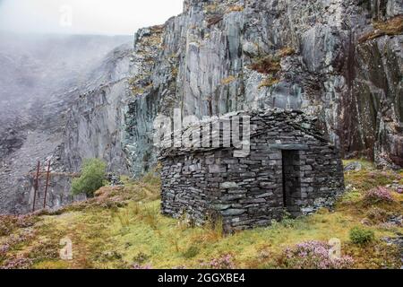 Dinorwic Slate Mine, Wales Stock Photo