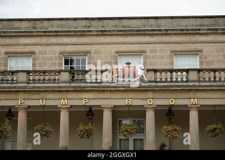 The Pump Room in the town of Royal Leamington Spa, Warwickshire, England, UK. Stock Photo