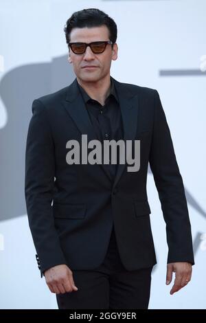 Venice, Italy. 03rd Sep, 2021. Oscar Isaac attending the Dune Premiere as part of the 78th Venice International Film Festival in Venice, Italy on September 03, 2021. Photo by Aurore Marechal/ABACAPRESS.COM Credit: Abaca Press/Alamy Live News Stock Photo