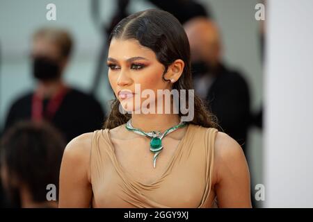 Venice, Italy. 03rd Sep, 2021. Zendaya attends the red carpet of the movie 'Dune' during the 78th Venice International Film Festival on September 03, 2021 in Venice, Italy. ©Photo: Cinzia Camela. Credit: Live Media Publishing Group/Alamy Live News Stock Photo