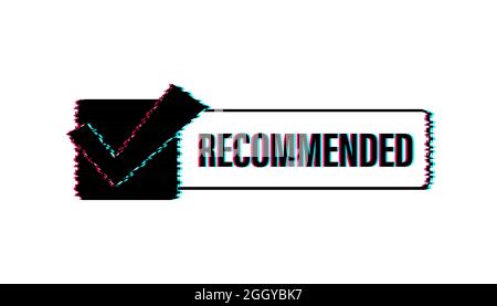 Recommend glitch icon. White label recommended on green background ...