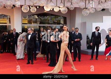 Venice, Italy. 03rd Sep, 2021. Zendaya attends the red carpet of the movie 'Dune' during the 78th Venice International Film Festival on September 03, 2021 in Venice, Italy. ©Photo: Cinzia Camela. Credit: Live Media Publishing Group/Alamy Live News Stock Photo