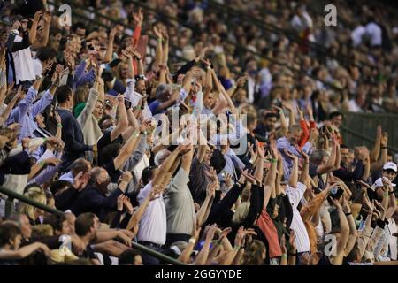 Brussels, Belgium. 3rd Sep, 2021. Audience cheer in the tribune at the World Athletics Wanda Diamond League in Brussels, Belgium, Sept. 3, 2021. Credit: Zheng Huansong/Xinhua/Alamy Live News Stock Photo