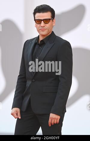 Venice, Italy. 03rd Sep, 2021. Guatemalan actor Oscar Isaac attends the screening of 'Dune' during the 78th Venice International Film Festival in Venice, Italy on Friday, September 3, 2021. Photo by Rune Hellestad/ Credit: UPI/Alamy Live News Stock Photo