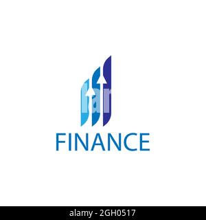 Financial Advisor Logo Design Template Vector Icons Stock Photo