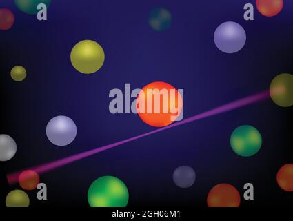 Abstract backgrounds texture wallpaper decoration backdrop with ball  light shiny multicolor art modern graphic design pattern vector illustration EPS Stock Vector