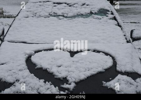 Copenhagen/Denmark. 23.December 2018. Early white christmas  heavy snow fall in danish capital Kastrup Copenahgen Denmark.   (Photo. .Francis Joseph Dean / Deanpictures. Stock Photo