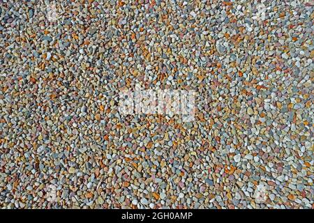 small pebbles as a background Stock Photo