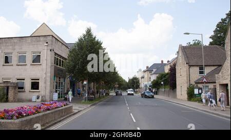 Views of Welch Way in Witney, Oxfordshire in the UK Stock Photo