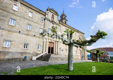 Monforte de Lemos, Spain. The Monastery of San Vicente do Pino, now a Parador Nacional Stock Photo