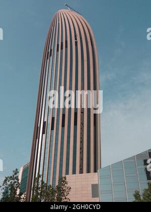 Kuwait skyline view. Beautiful skyscraper. Stock Photo