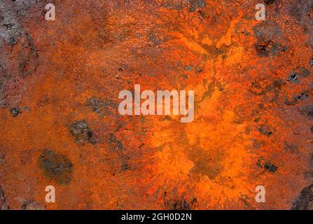 Interesting plates from corroded metal ideal for background Stock Photo