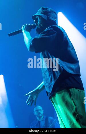 The rap duo Coma Cose live on the Milanese date at the Alcatraz. (Photo ...