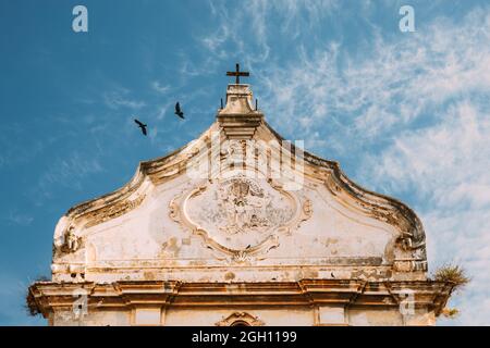 Terracina, Italy. Church Of Purgatory In Baroque Style Built On Site Of Church Of St. Nicholas.
