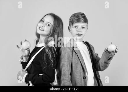 Successful future. International students exchange. School knowledge. Regular school program. School education for advanced level. Student ready for Stock Photo